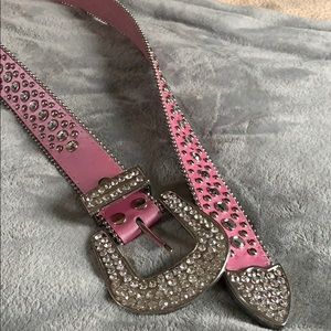 Leather Western style belt
